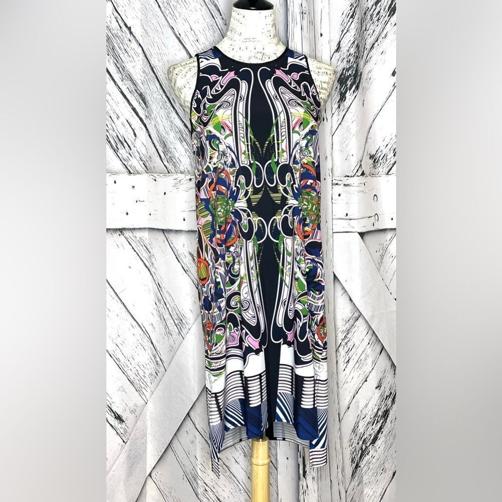NWT Clover Canyon Sleeveless Abstract Print Dress S